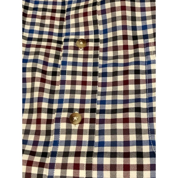 Jos‎ A Bank Mens Long Sleeve Size XXL Travelers Collection Blue, White & Red - Picture 4 of 11